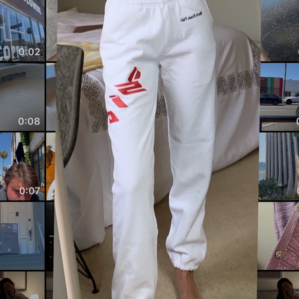 White Born From Pain Ian Conner Sicko Sweatpants